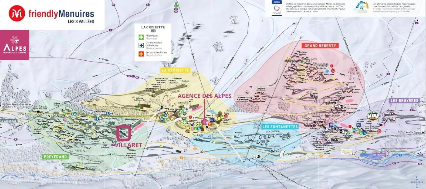 Residence Villaret - Grand Studio 4 Personnes Aux Menuires - Acces 3 Vallees Mae-5734 Saint-Martin-de-Belleville Apartment